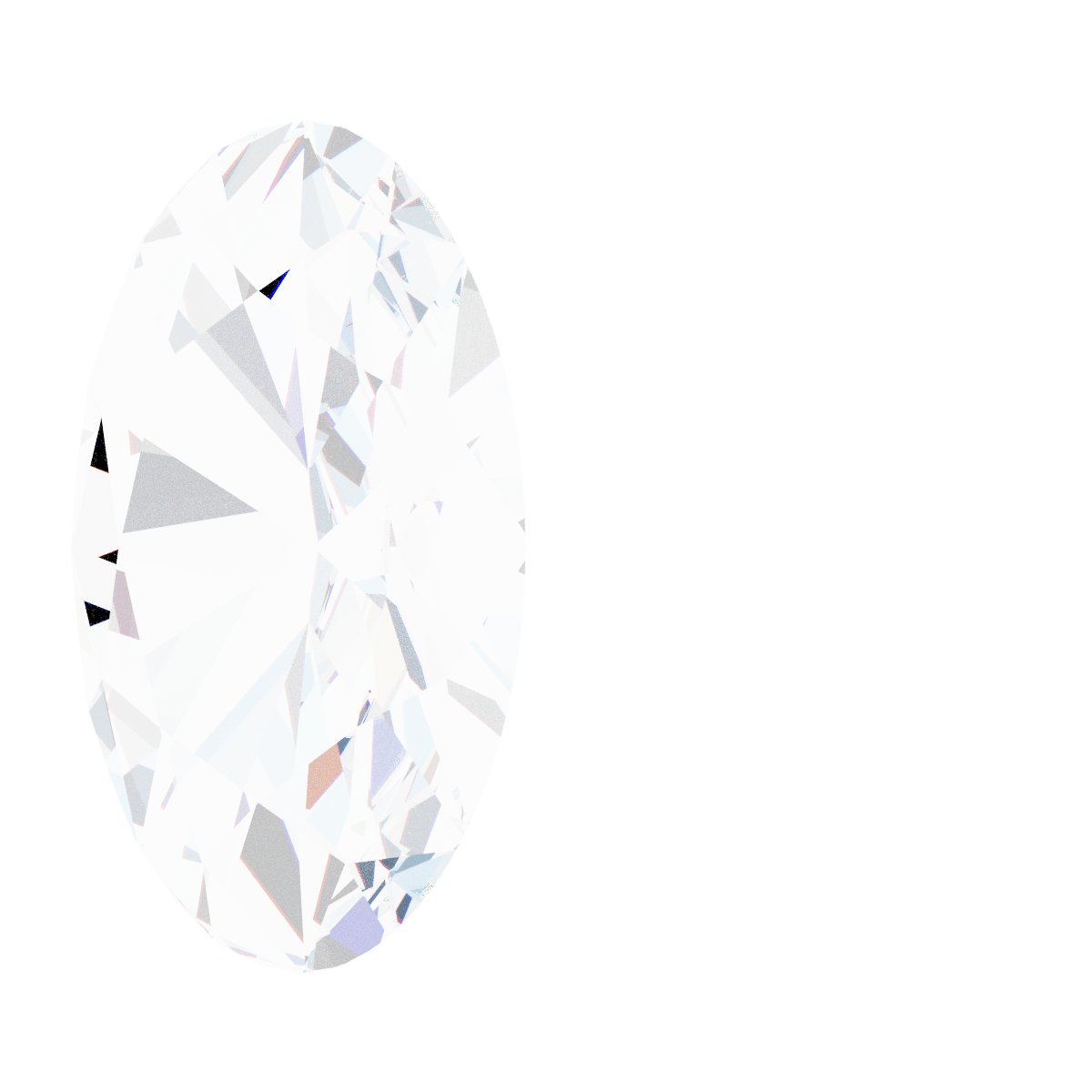 Alternative view of Oval Bezel-Set Slide Pendant