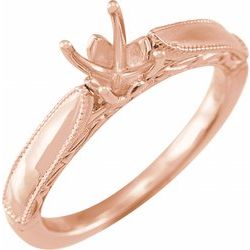 Solitaire Engagement Ring alebo Band