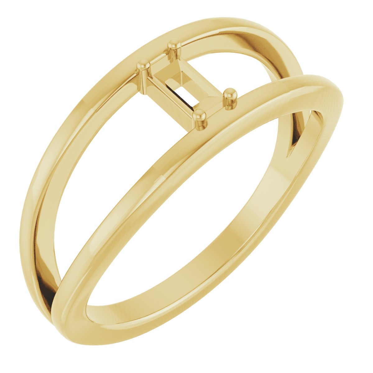 Family Negative Space Ring