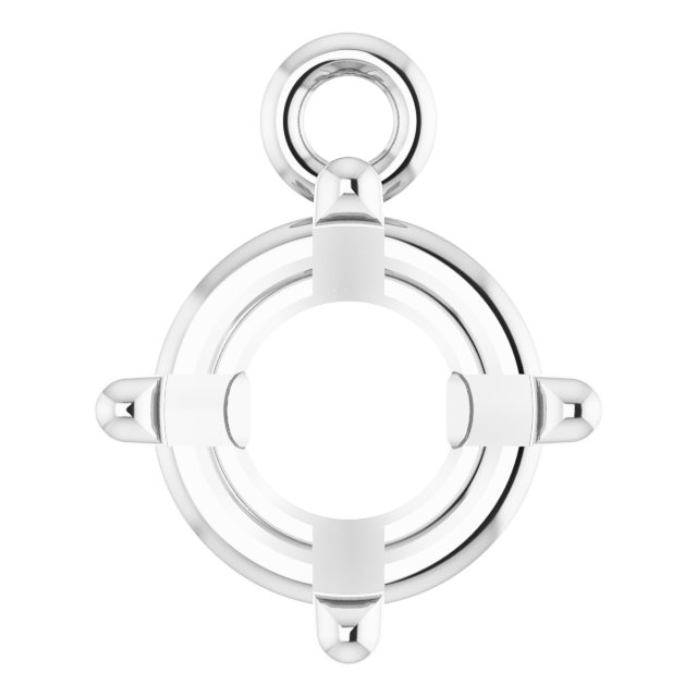 Round 4-Prong Basket Dangle