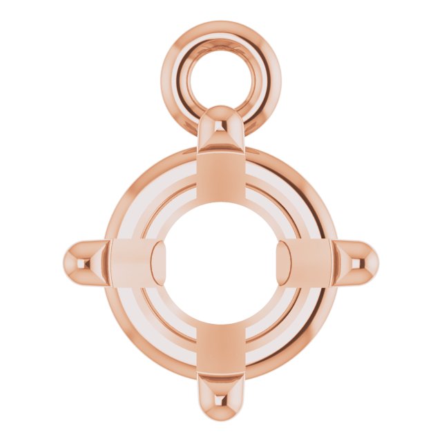 Round 4-Prong Basket Dangle