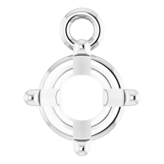 Round 4-Prong Basket Dangle