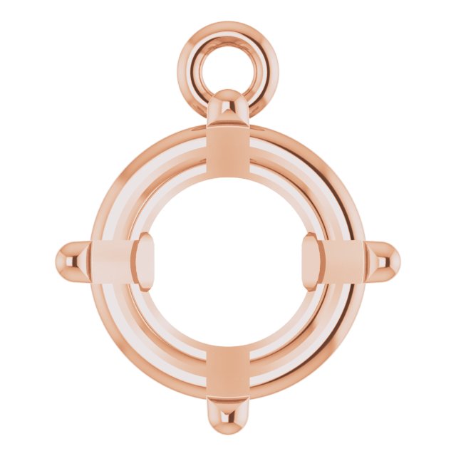 Round 4-Prong Basket Dangle