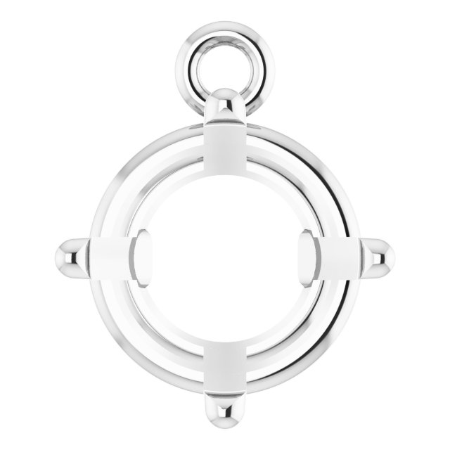 Round 4-Prong Basket Dangle