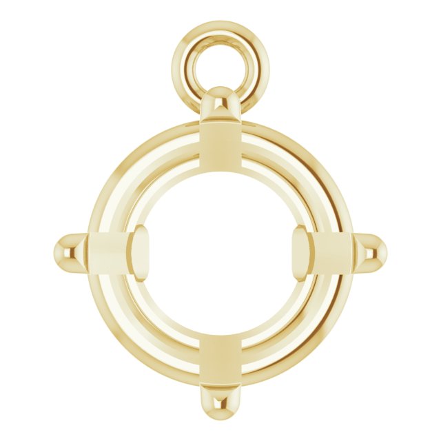 Round 4-Prong Basket Dangle