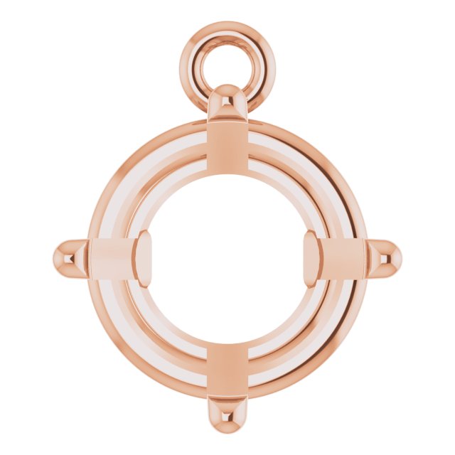 Round 4-Prong Basket Dangle