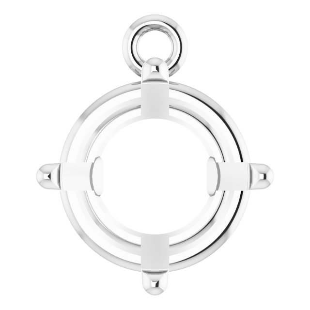 Round 4-Prong Basket Dangle
