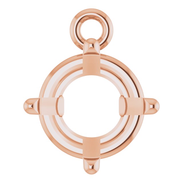 Round 4-Prong Basket Dangle