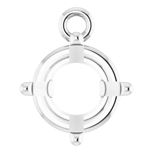 Round 4-Prong Basket Dangle