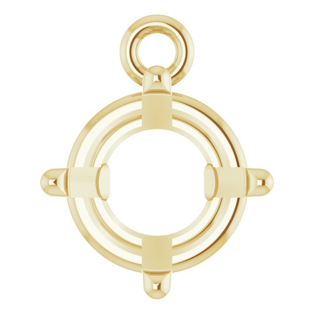 Round 4-Prong Basket Dangle
