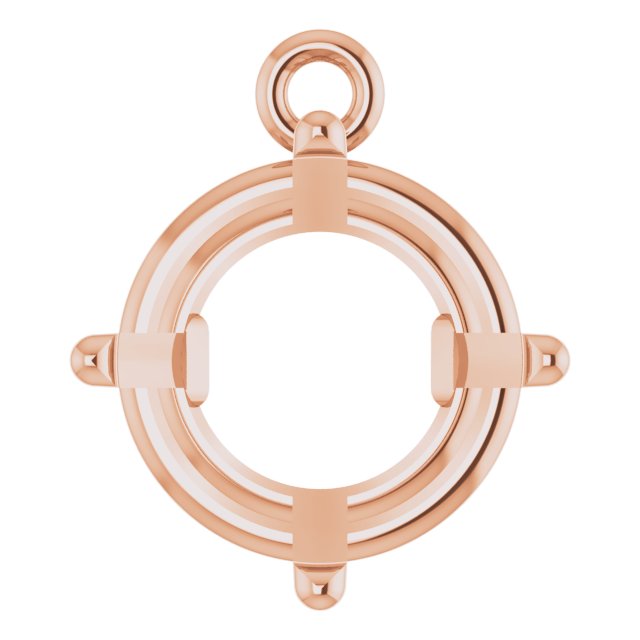 Round 4-Prong Basket Dangle