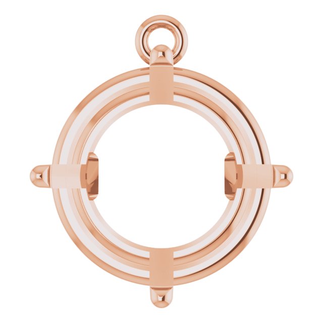 Round 4-Prong Basket Dangle