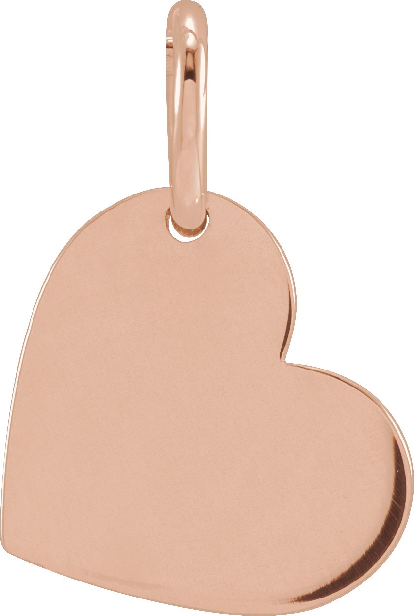 14K Rose Be Posh® Heart Pendant