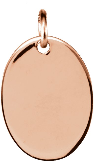 14K Rose Be Posh® Oval Pendant