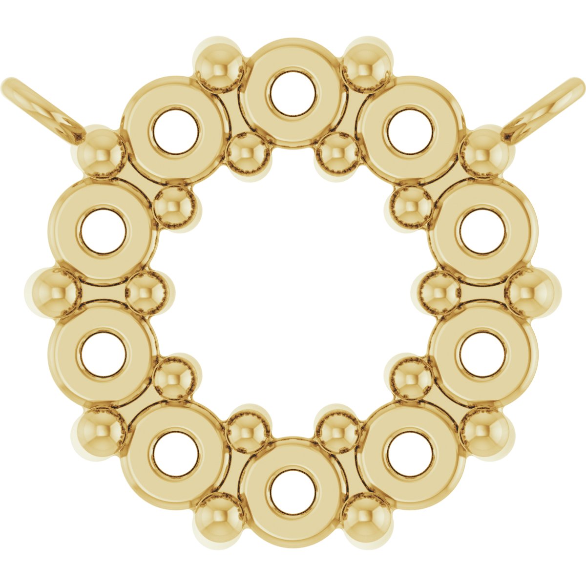 Cabochon Circle Necklace or Center