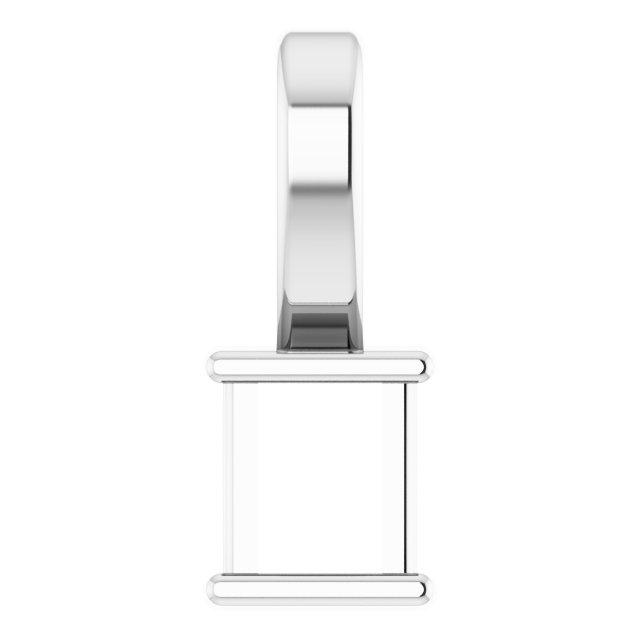 Channel-Set Solitaire Pendant