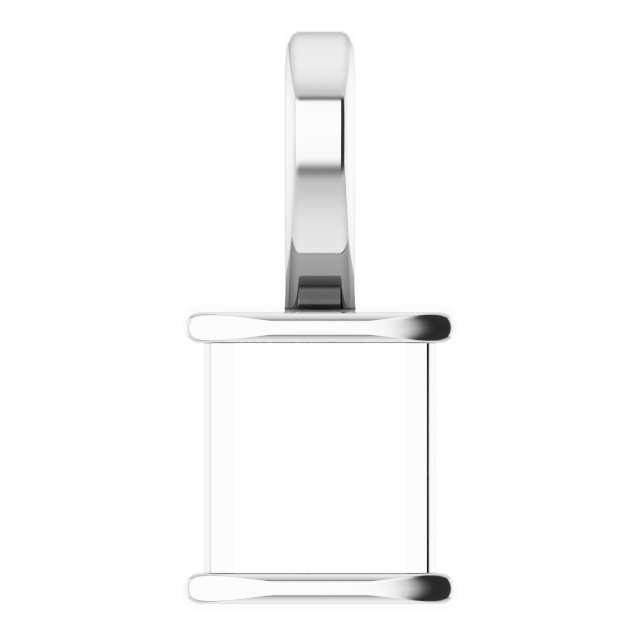 Channel-Set Solitaire Pendant