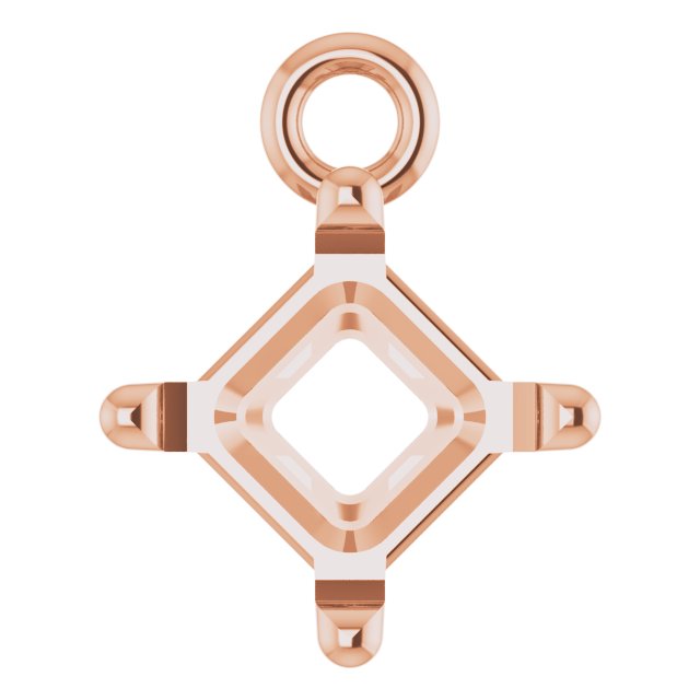 Round 4-Prong Basket Dangle