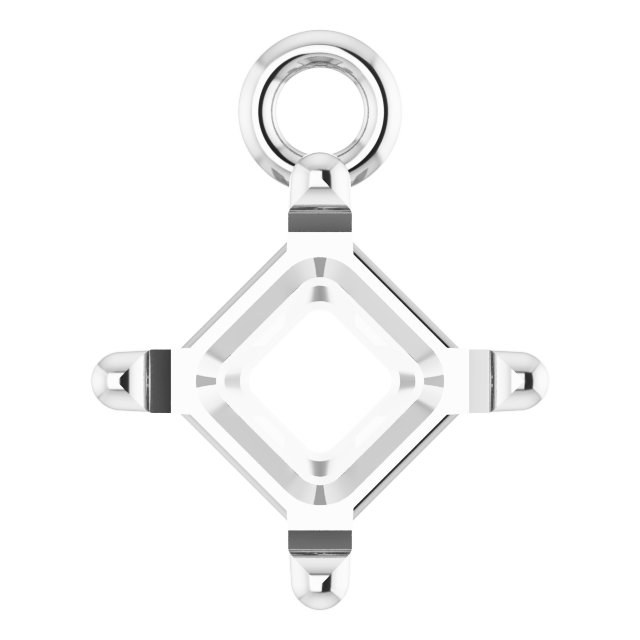 Round 4-Prong Basket Dangle