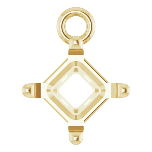 Round 4-Prong Basket Dangle