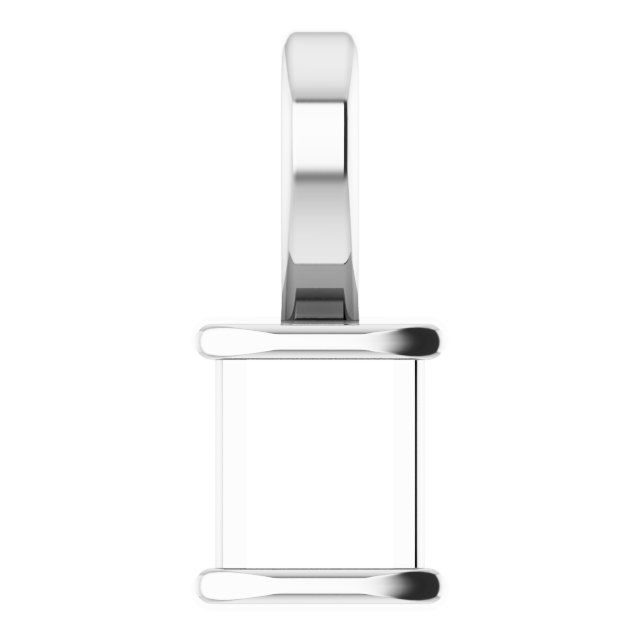 Channel-Set Solitaire Pendant