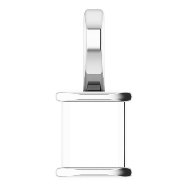 Channel-Set Solitaire Pendant