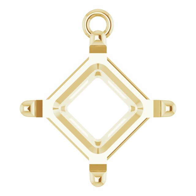 Round 4-Prong Basket Dangle