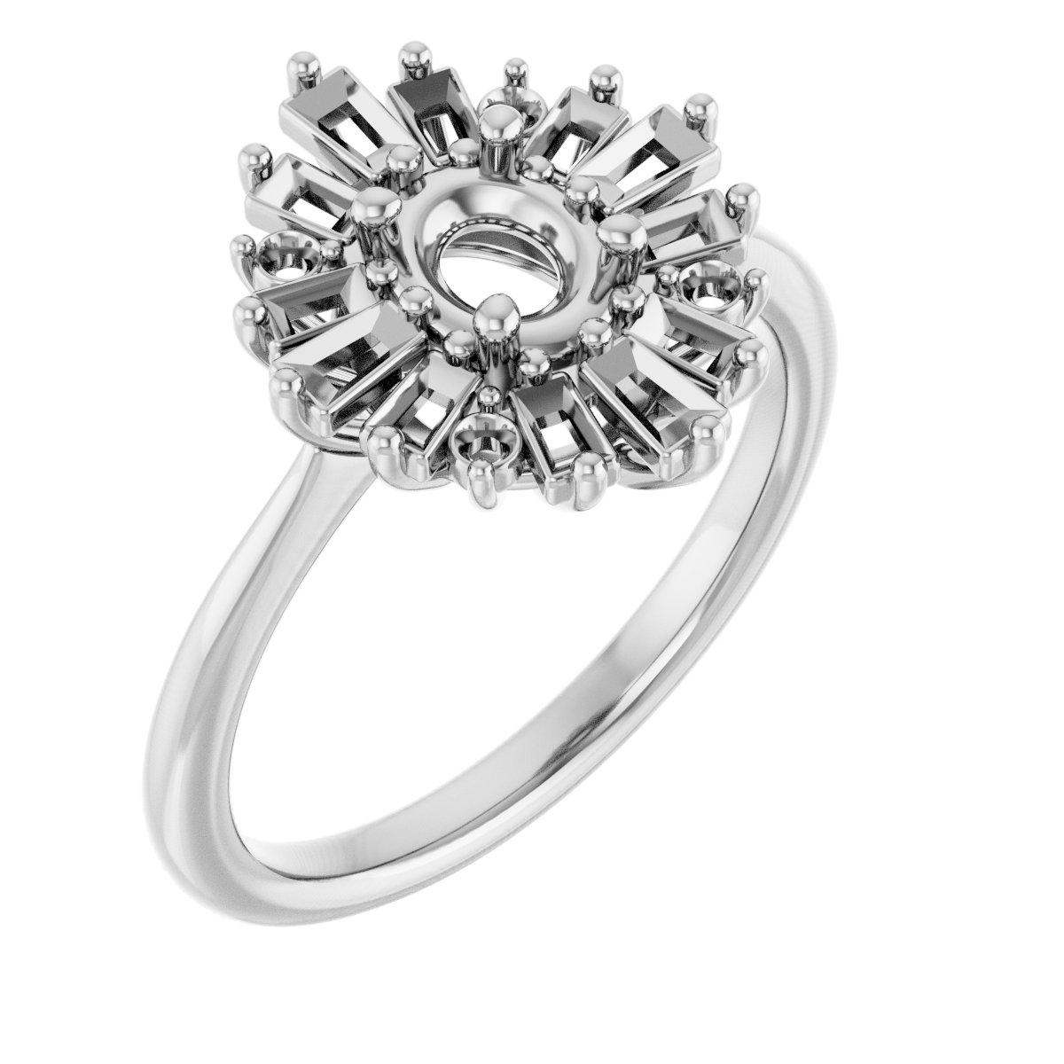 Halo-Style Engagement Ring or Band