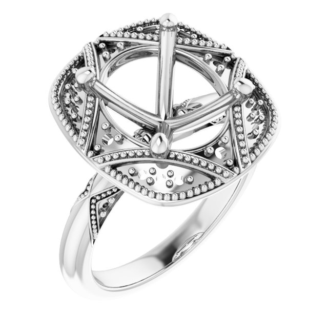 Halo-Style Engagement Ring