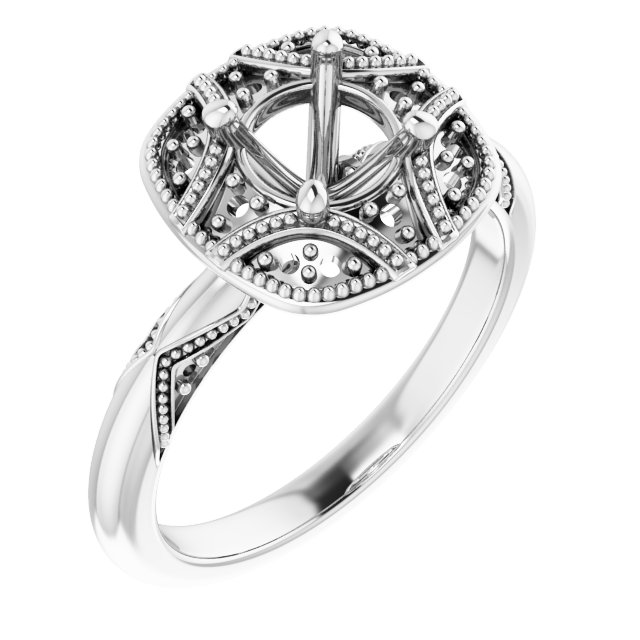 Halo-Style Engagement Ring