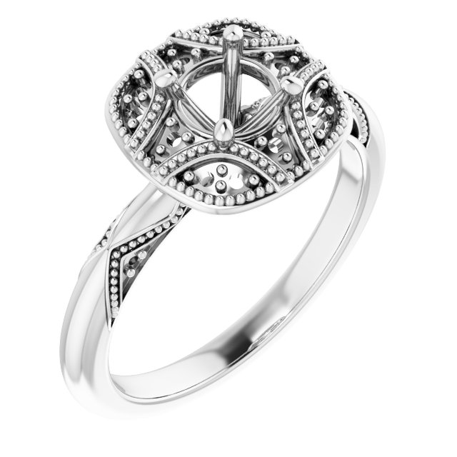 Halo-Style Engagement Ring