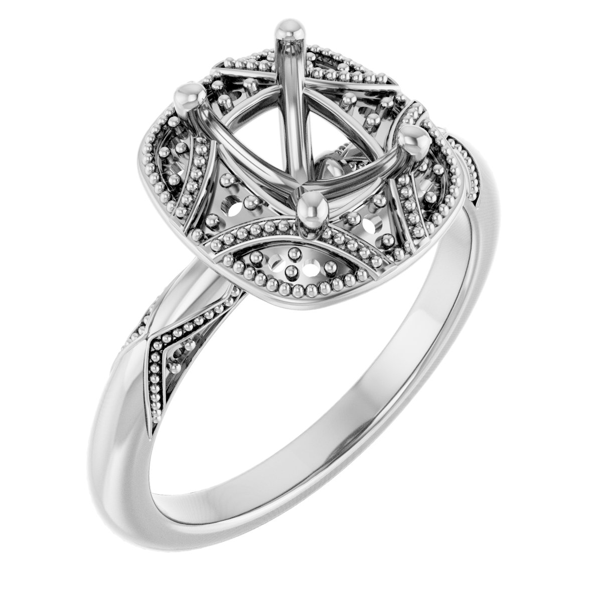 Halo-Style Engagement Ring