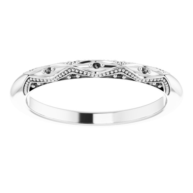 Band Mounting for 6.5 mm Round Ring view 3