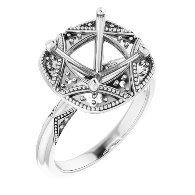 Halo-Style Engagement Ring