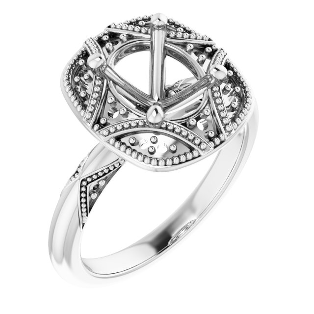 Halo-Style Engagement Ring