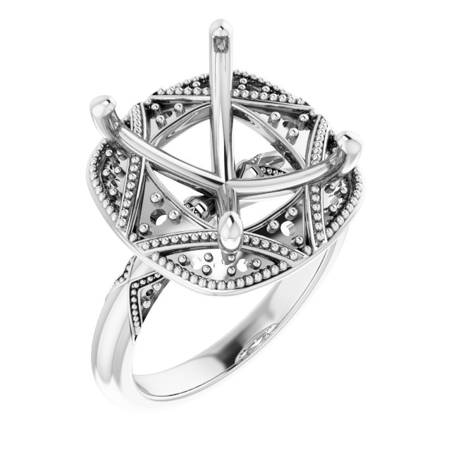 Halo-Style Engagement Ring