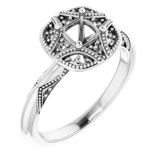 Halo-Style Engagement Ring