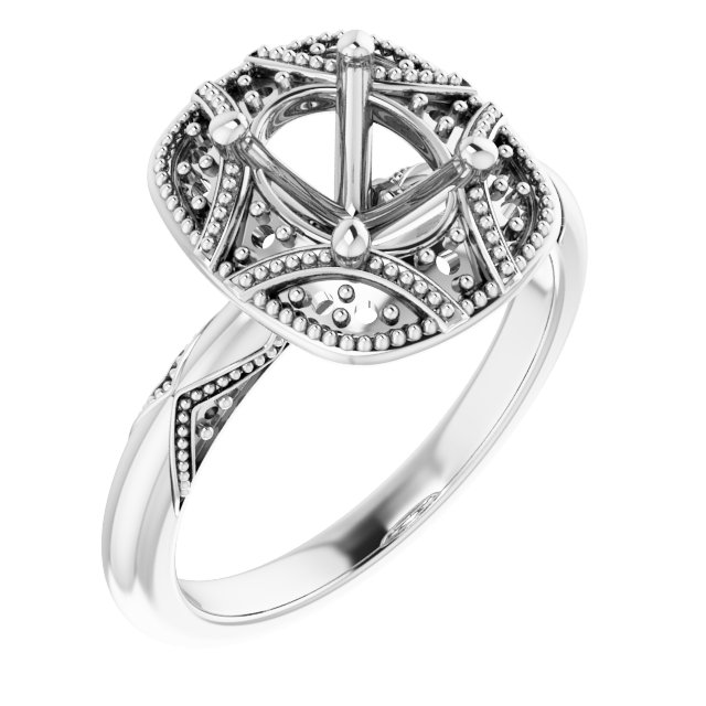 Halo-Style Engagement Ring