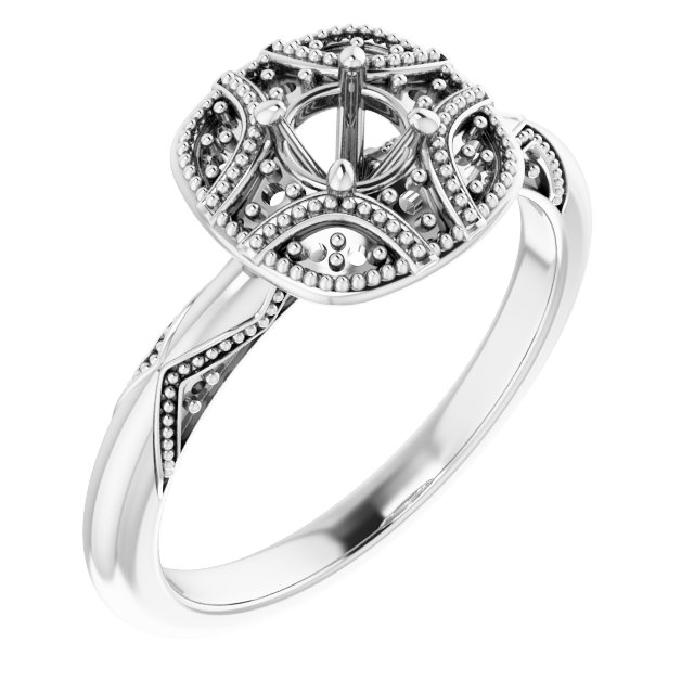 Halo-Style Engagement Ring