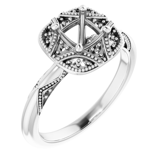 Halo-Style Engagement Ring