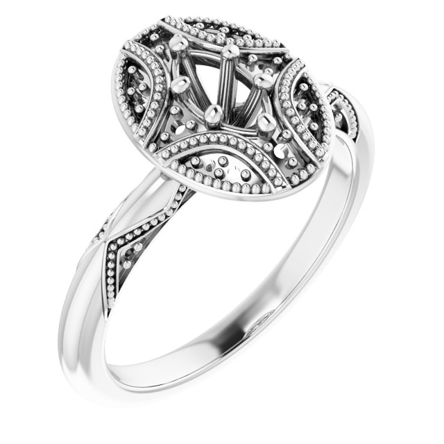 Halo-Style Engagement Ring