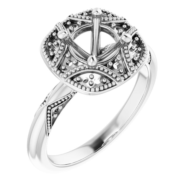 Halo-Style Engagement Ring