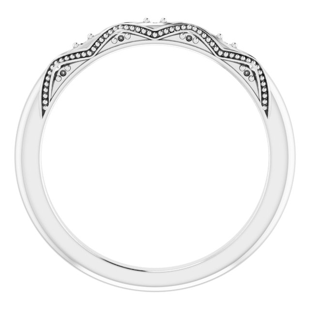 Band Mounting for 6.5 mm Round Ring view 2