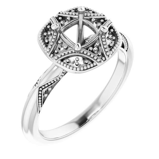 Halo-Style Engagement Ring
