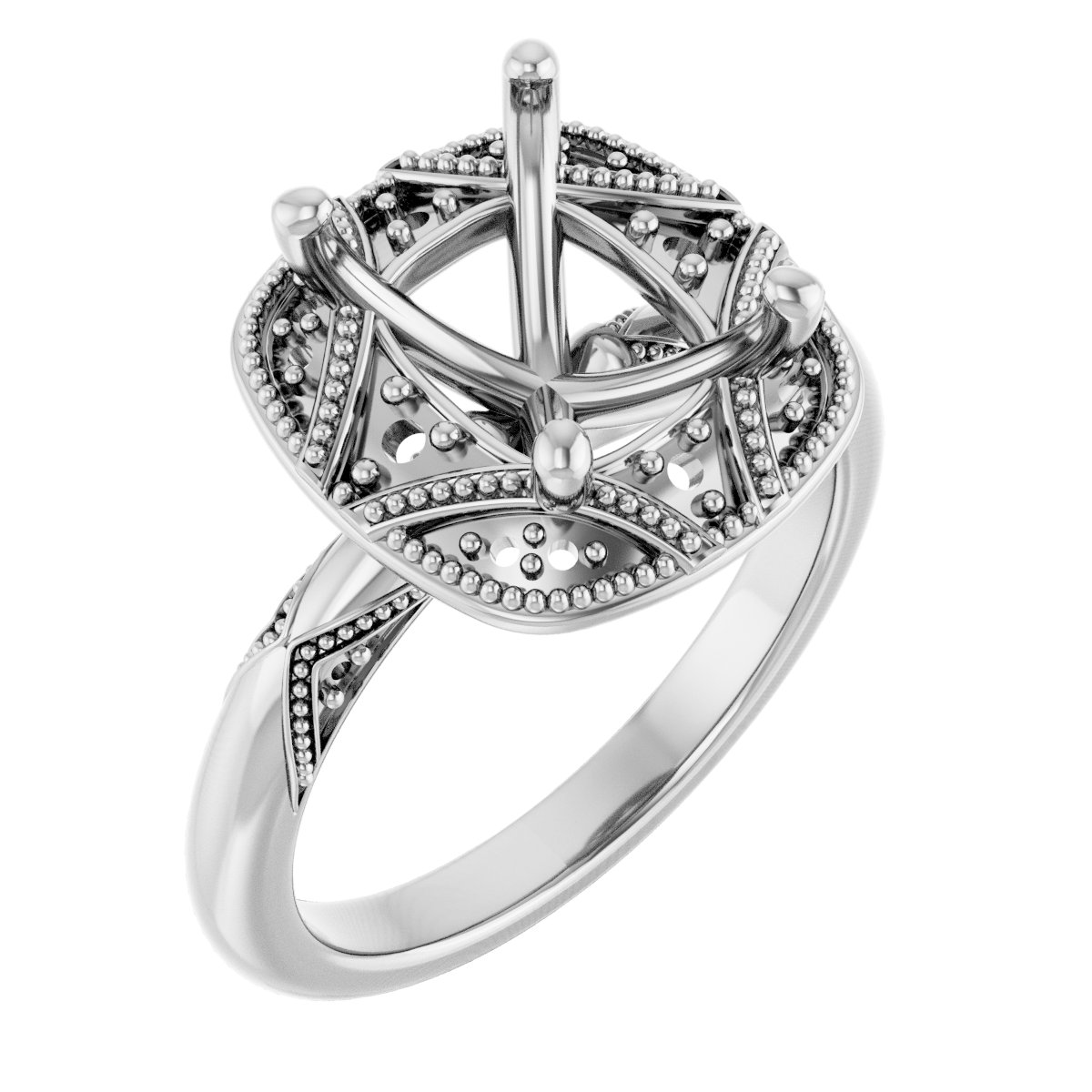 Halo-Style Engagement Ring
