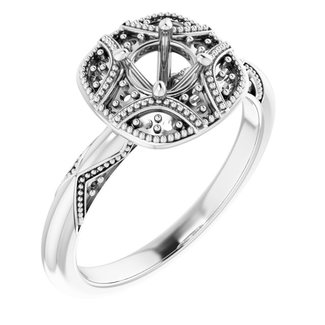 Halo-Style Engagement Ring