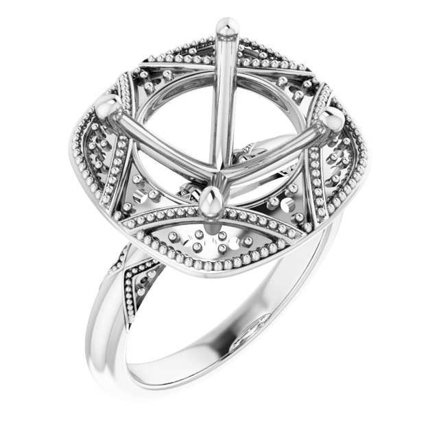 Halo-Style Engagement Ring