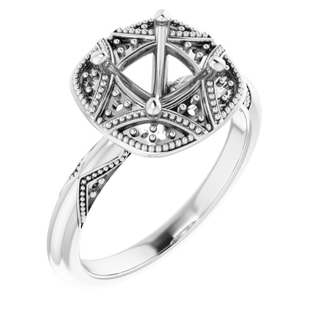 Halo-Style Engagement Ring