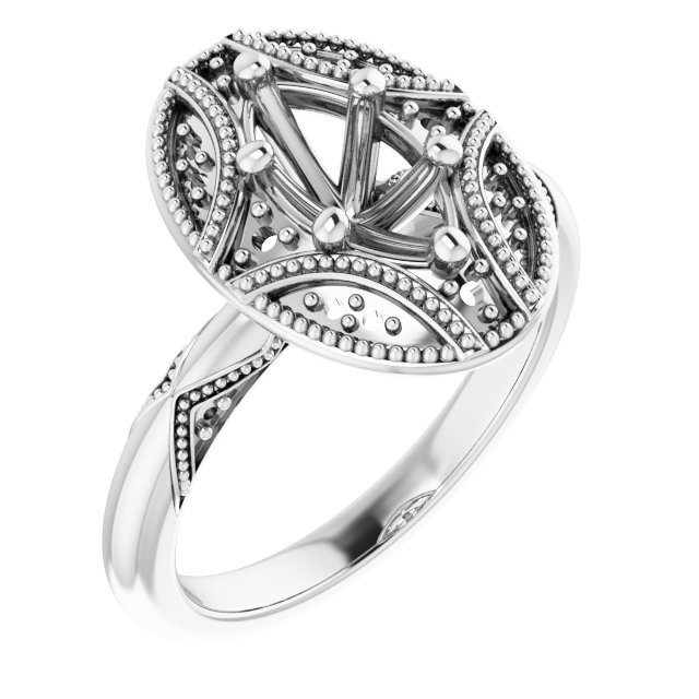 Halo-Style Engagement Ring