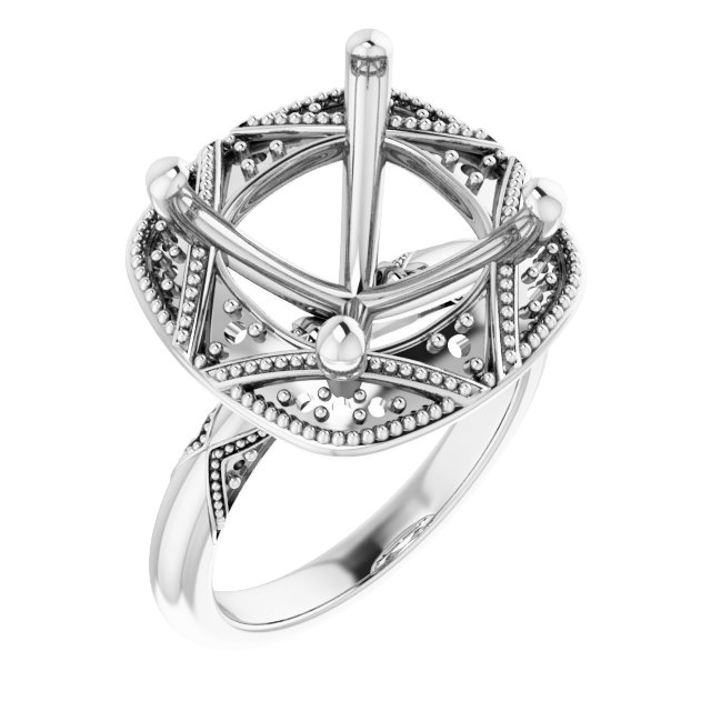 Halo-Style Engagement Ring